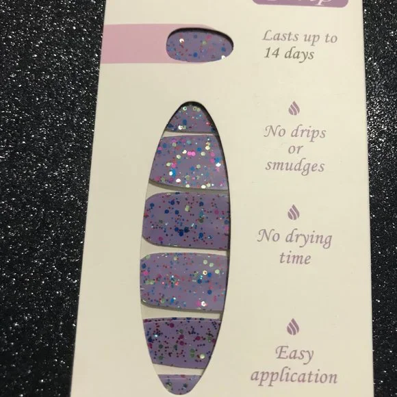 Bella Hoot Premium polish Purple Cupcake Nail Polish Strips - Picture 2 of 6